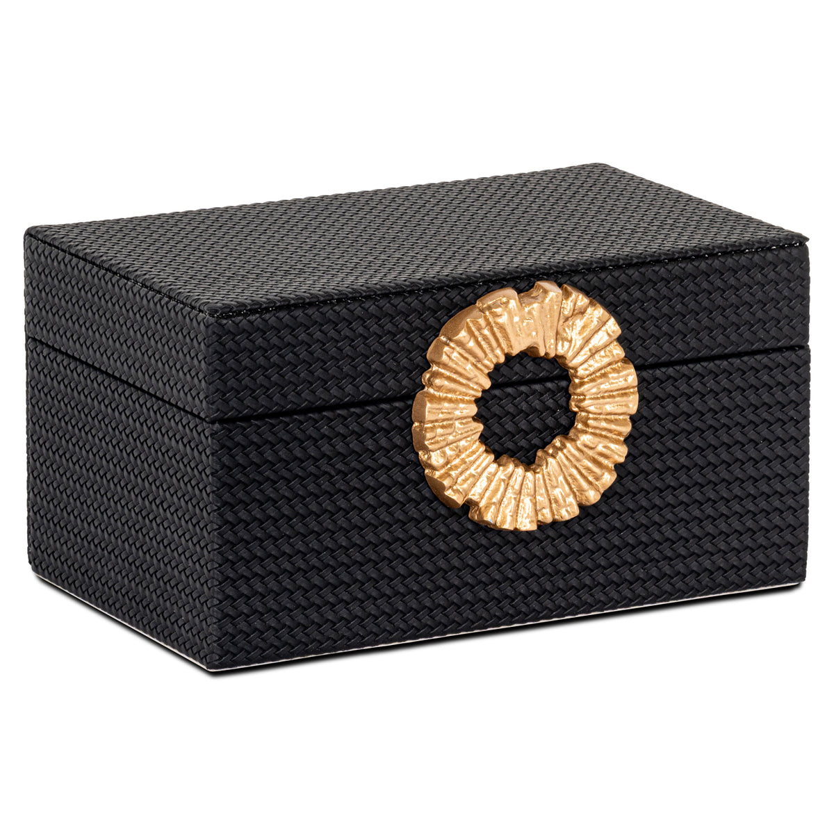 Richmond Interiors Aufbewahrungsbox Amal black/gold small Richmond Interiors