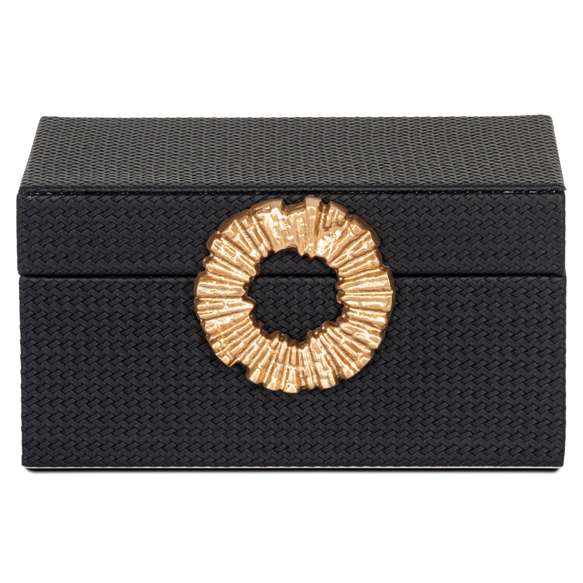 Richmond Interiors Aufbewahrungsbox Amal black/gold small Richmond Interiors