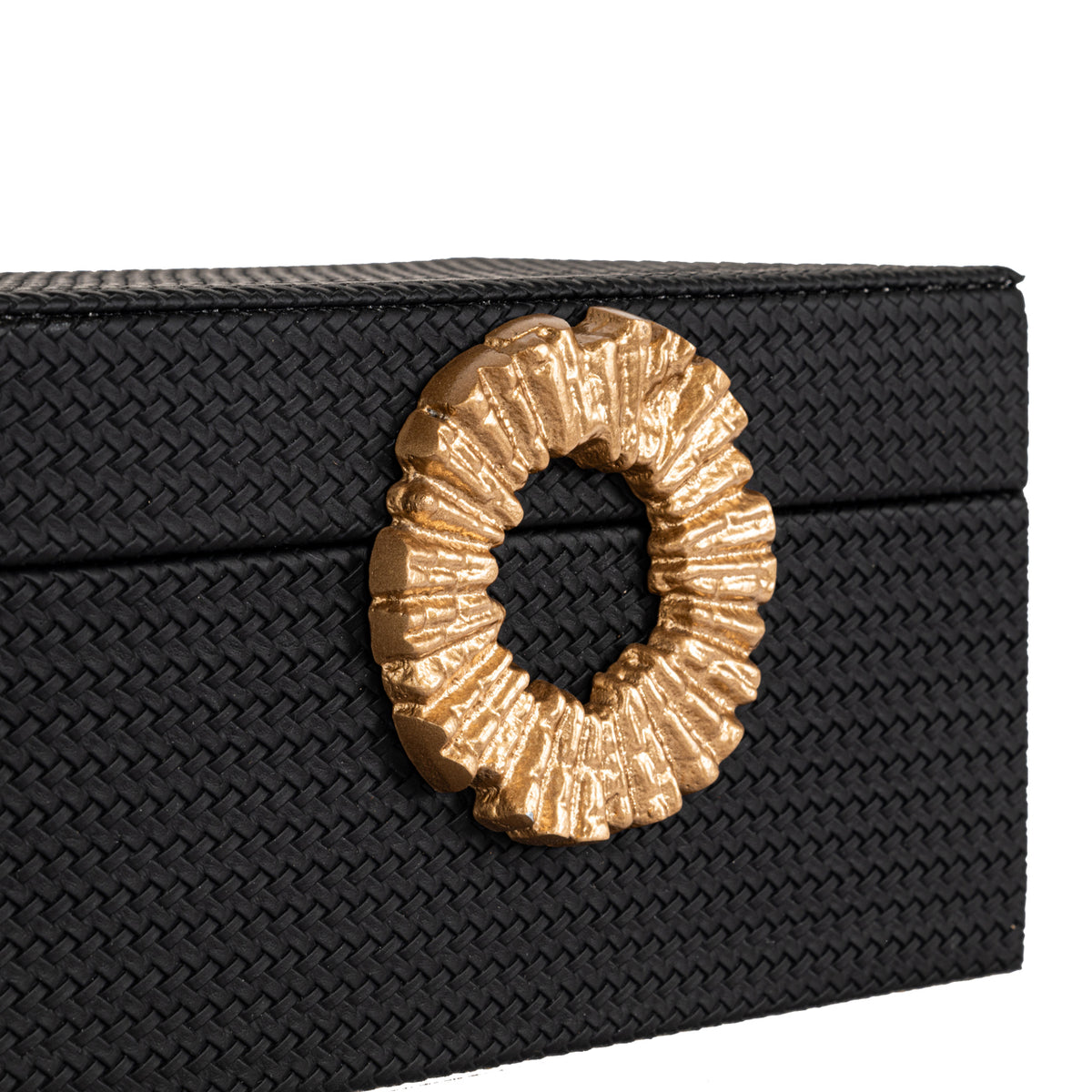 Richmond Interiors Aufbewahrungsbox Amal black/gold small Richmond Interiors