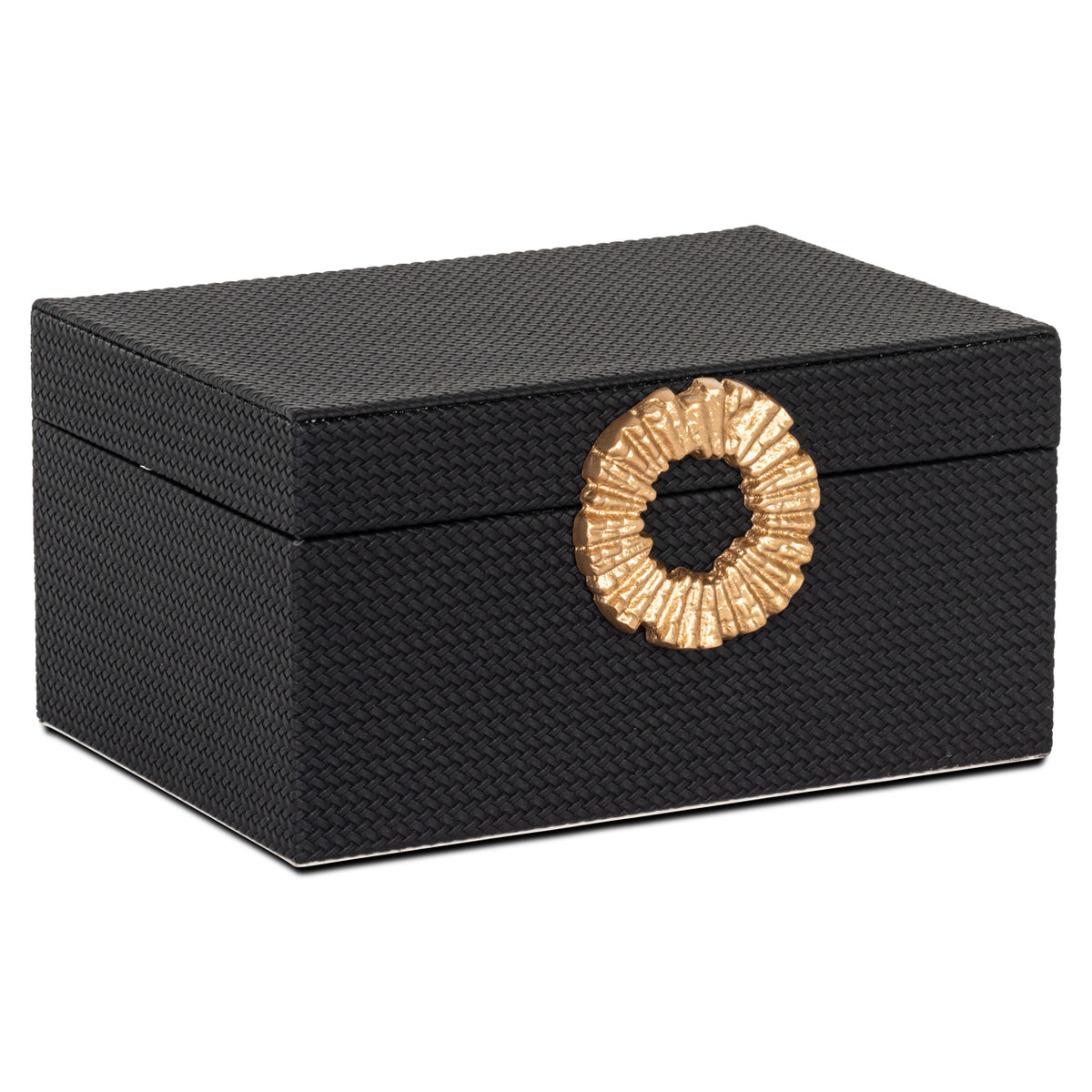 Richmond Interiors Aufbewahrungsbox Amal black/gold large Richmond Interiors