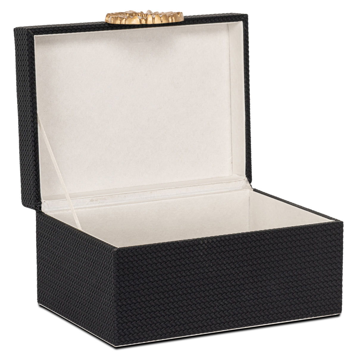 Richmond Interiors Aufbewahrungsbox Amal black/gold large Richmond Interiors