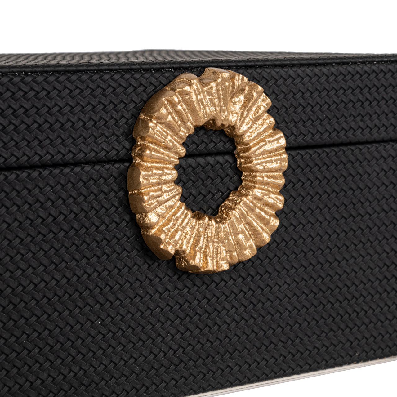 Richmond Interiors Aufbewahrungsbox Amal black/gold large Aufbewahrungsbox Richmond Interiors
