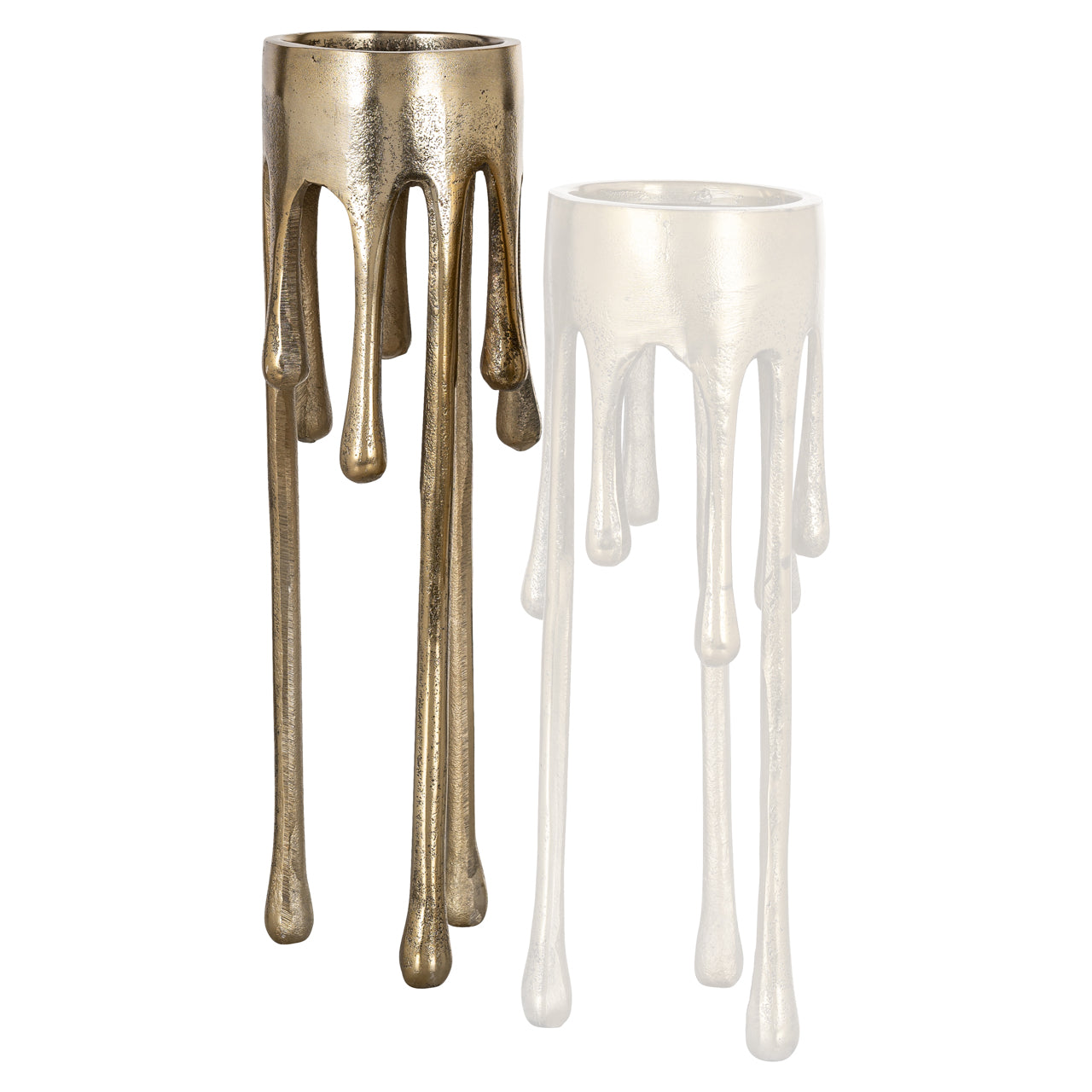Richmond Interiors Kerzenhalter Lorin brushed gold large Kerzenhalter Richmond Interiors