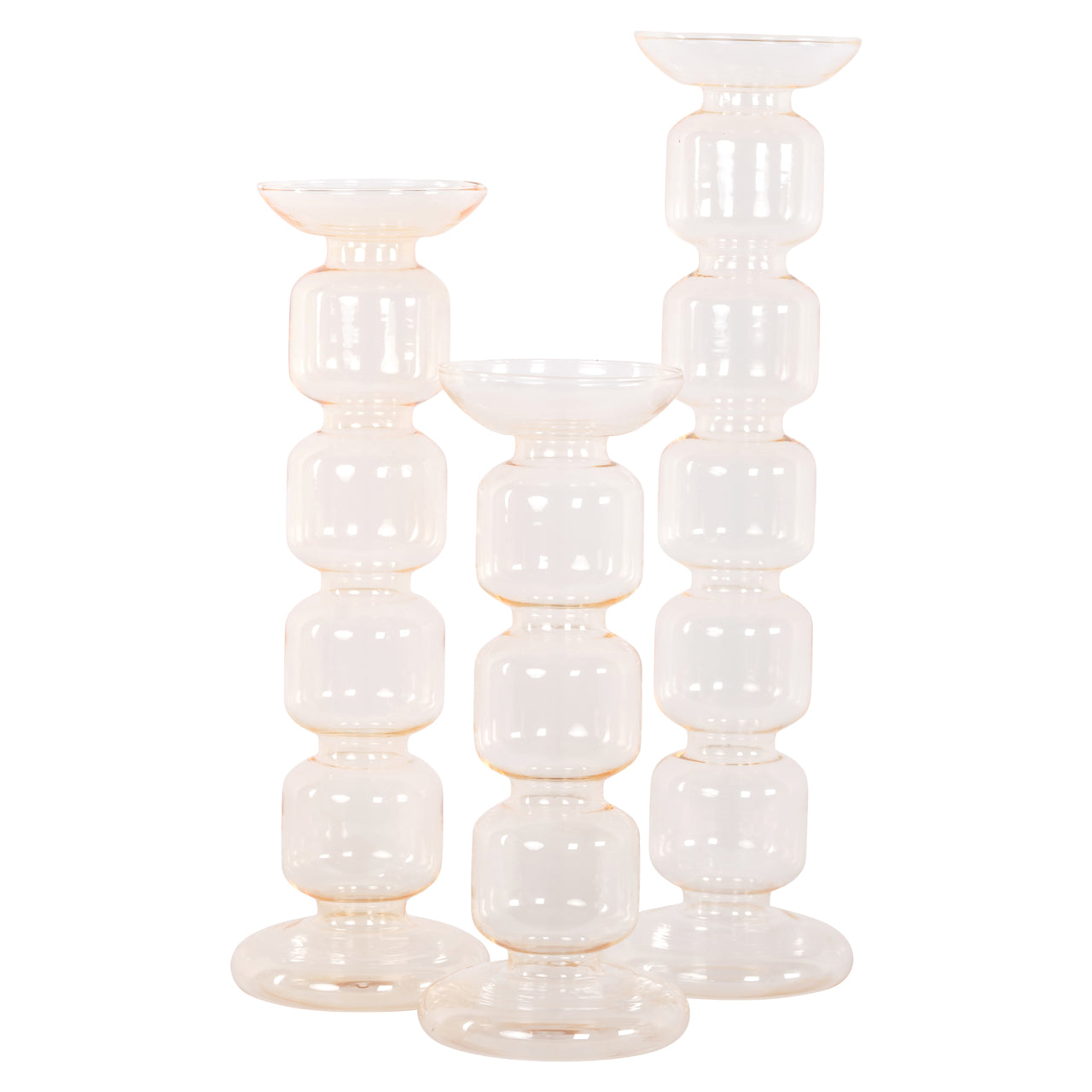 Richmond Interiors Kerzenhalter Rabia amber medium Kerzenhalter Richmond Interiors