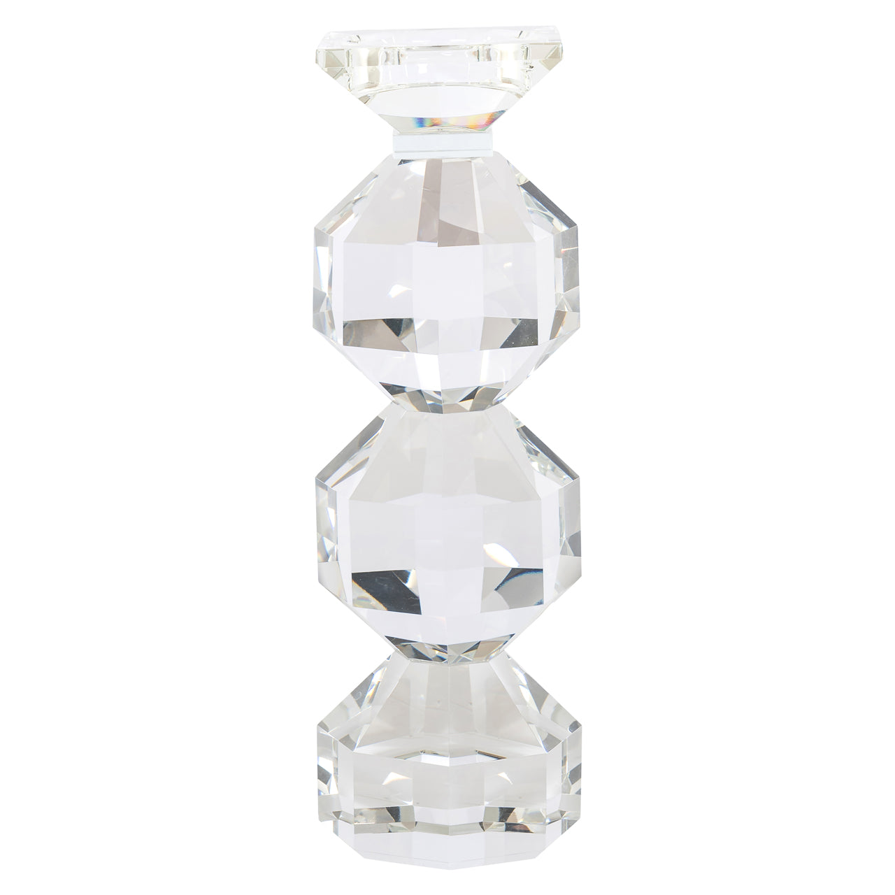 Richmond Interiors Kerzenhalter Safia clear transparent small Kerzenhalter Richmond Interiors