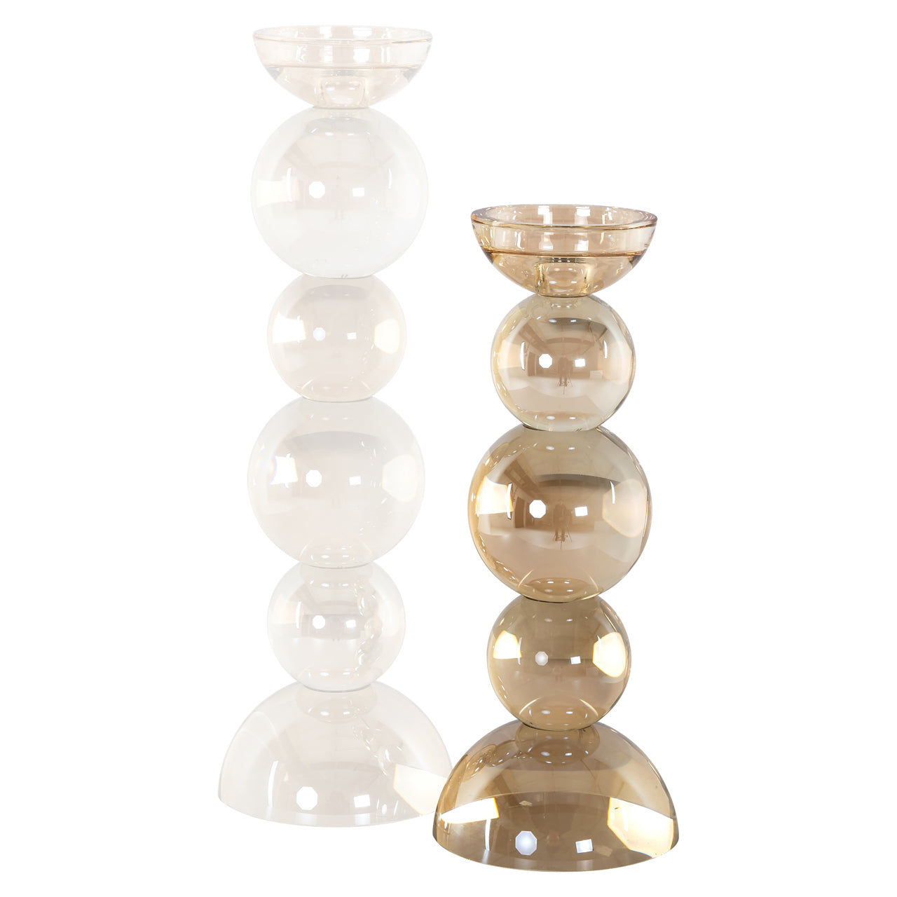 Richmond Interiors Kerzenhalter Emie brown small Kerzenhalter Richmond Interiors