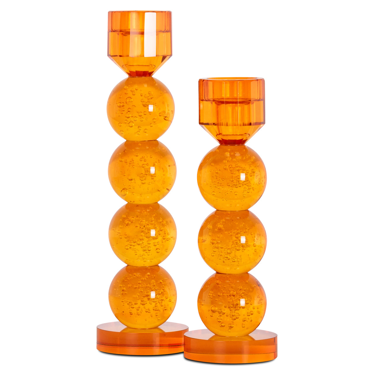 Richmond Interiors Kerzenhalter Raylan orange large
