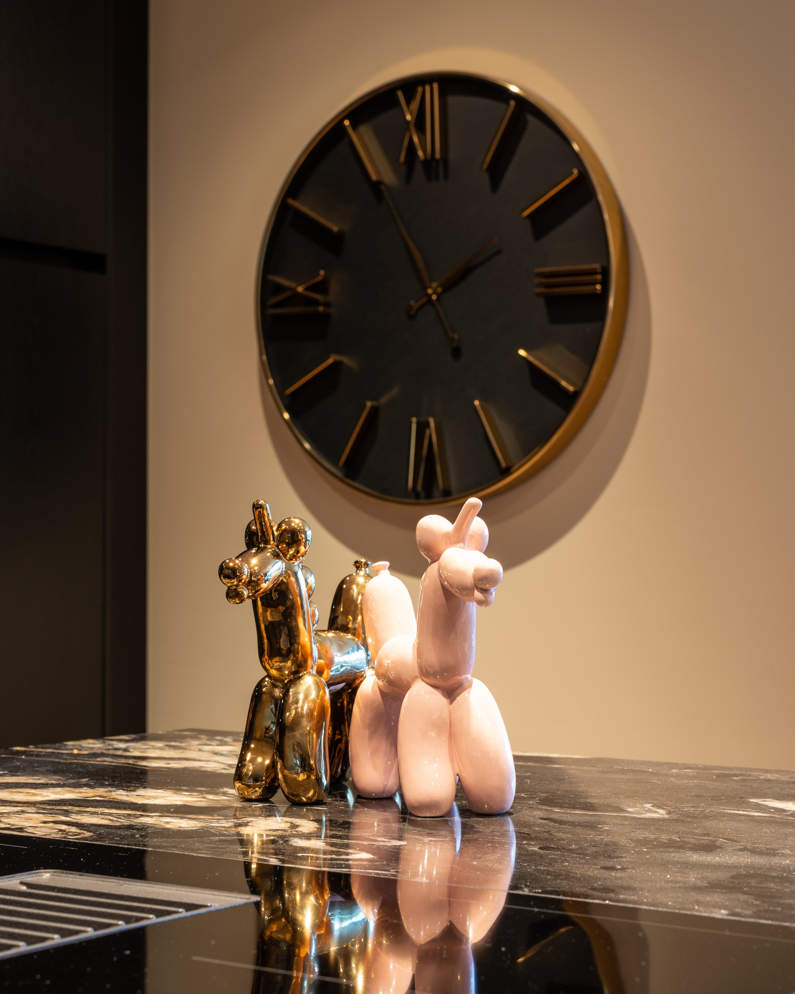 Richmond Interiors Dekoratives Objekt Balloonicorn gold