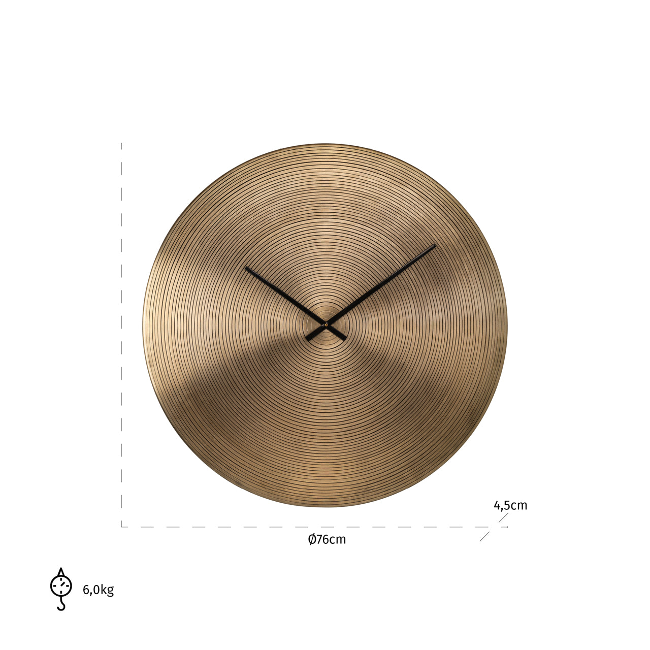 Richmond Interiors Uhr Aden gold Uhr Richmond Interiors