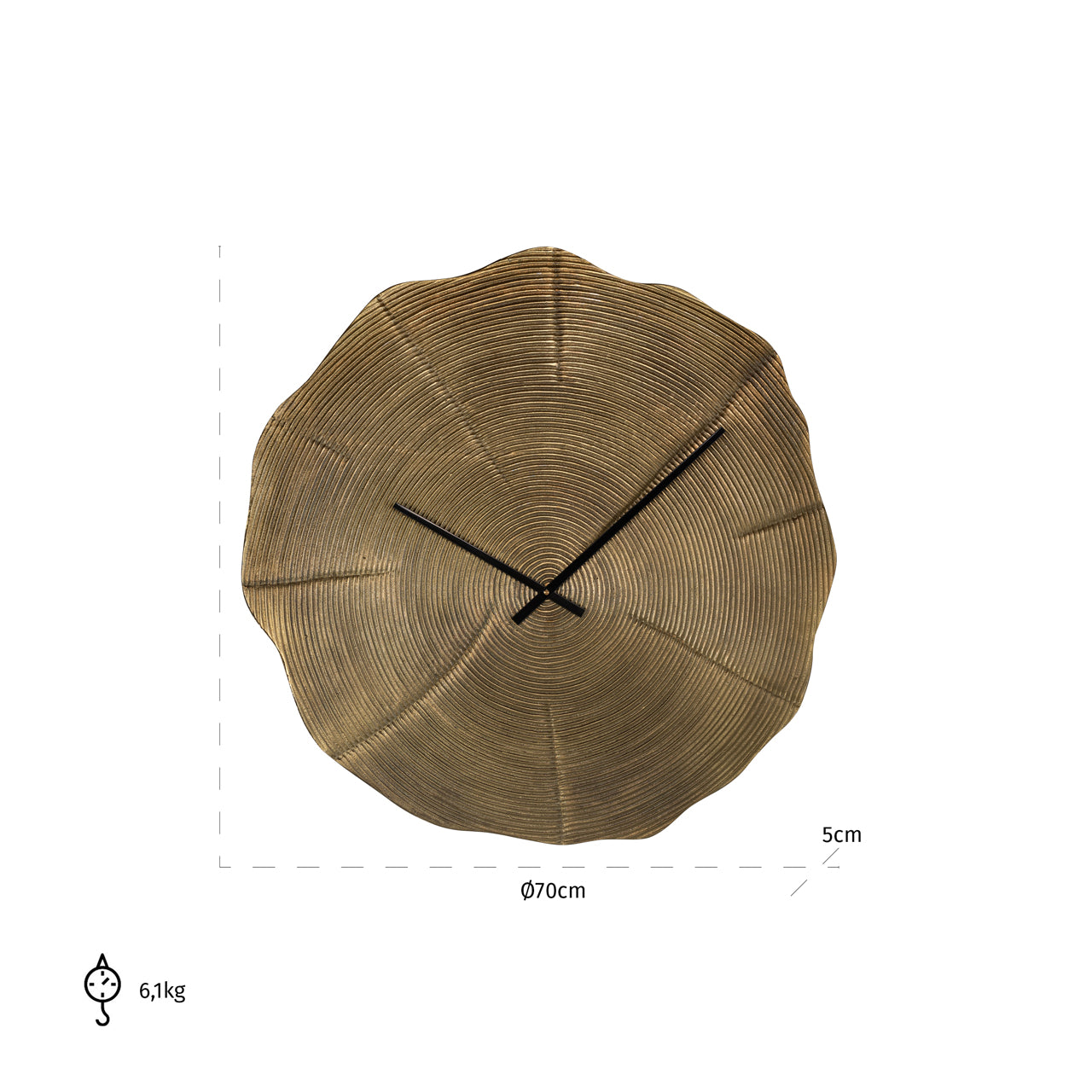 Richmond Interiors Uhr Alien gold Uhr Richmond Interiors