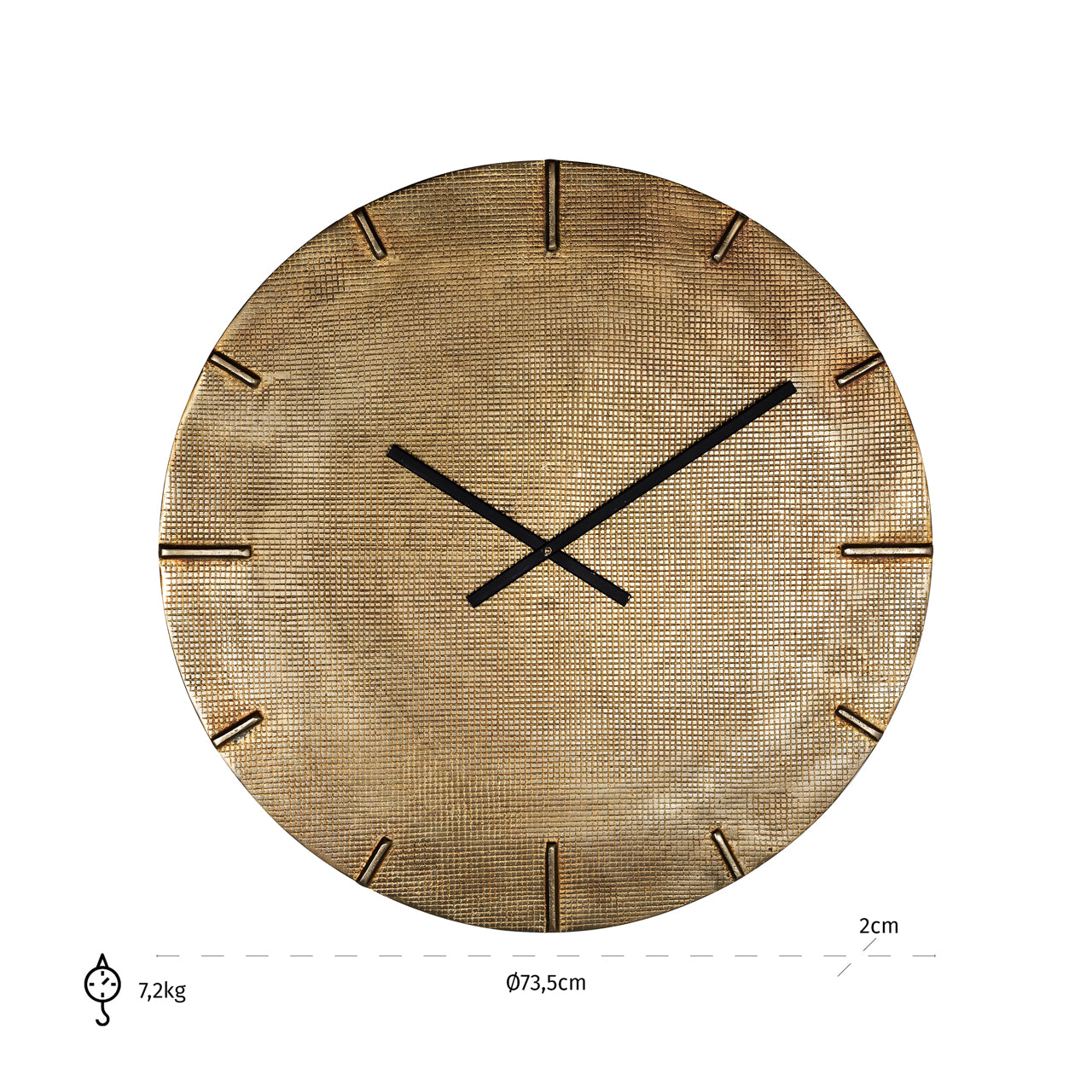 Richmond Interiors Uhr Zane gold Uhr Richmond Interiors
