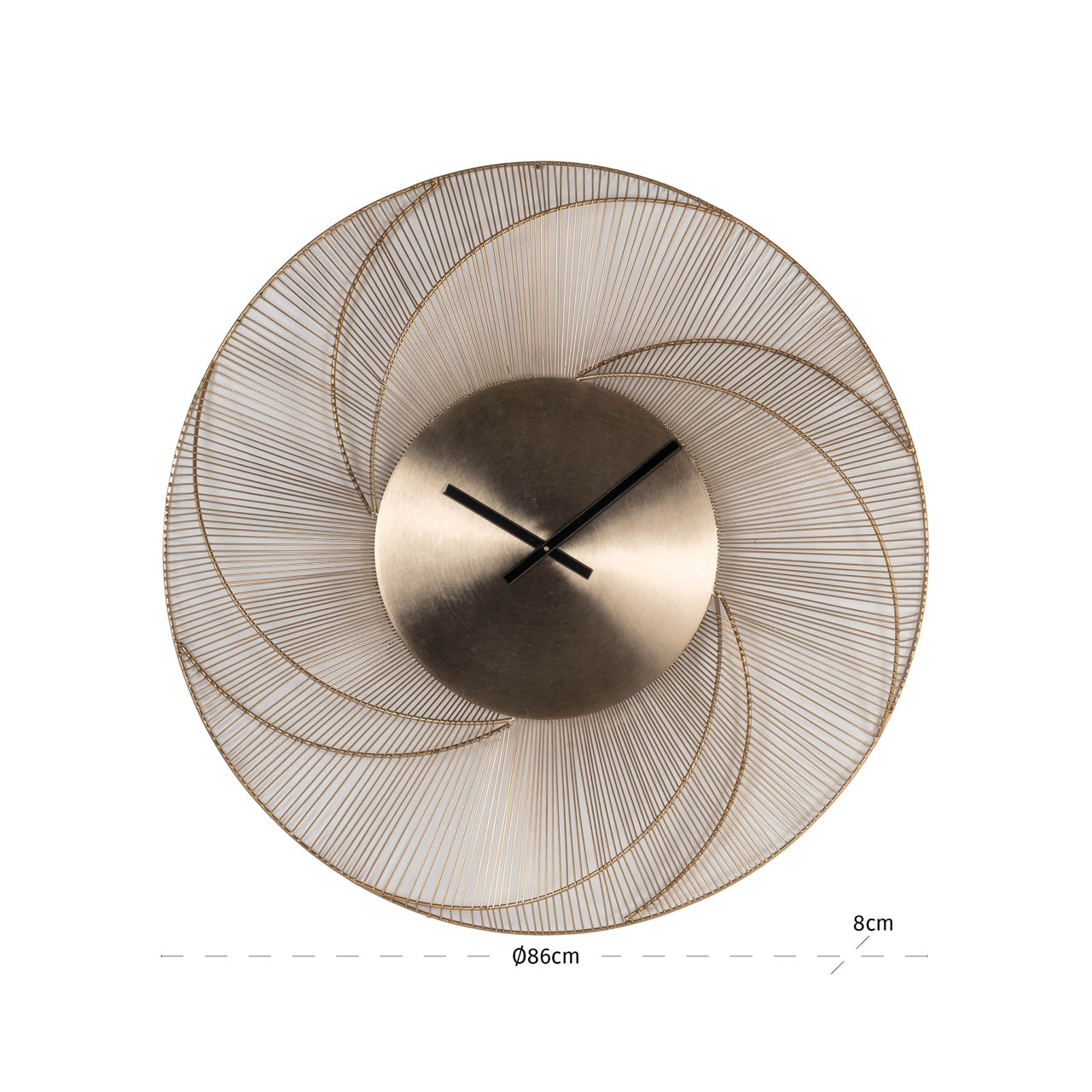 Richmond Interiors Uhr Denver gold