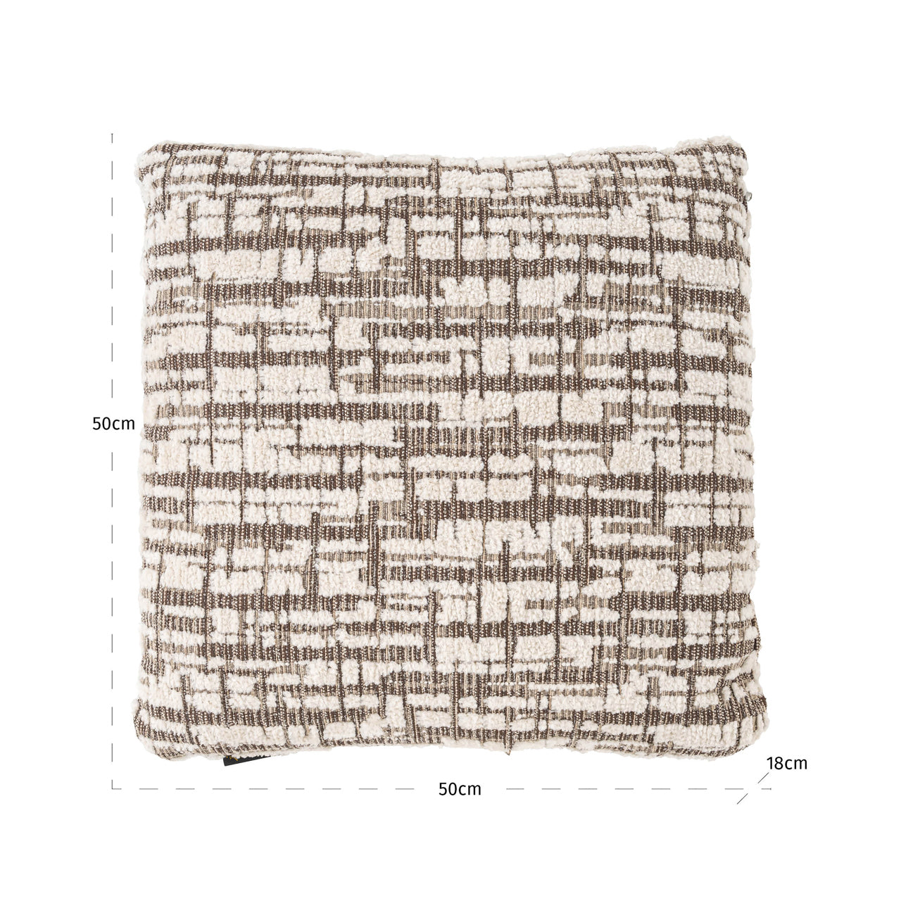 Richmond Interiors Kissen Oliv cream 50x50 Kissen Richmond Interiors