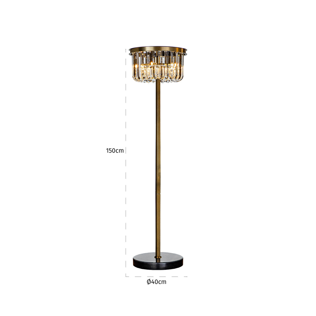 Richmond Interiors Stehlampe Dagmar bronze Stehlampe Richmond Interiors