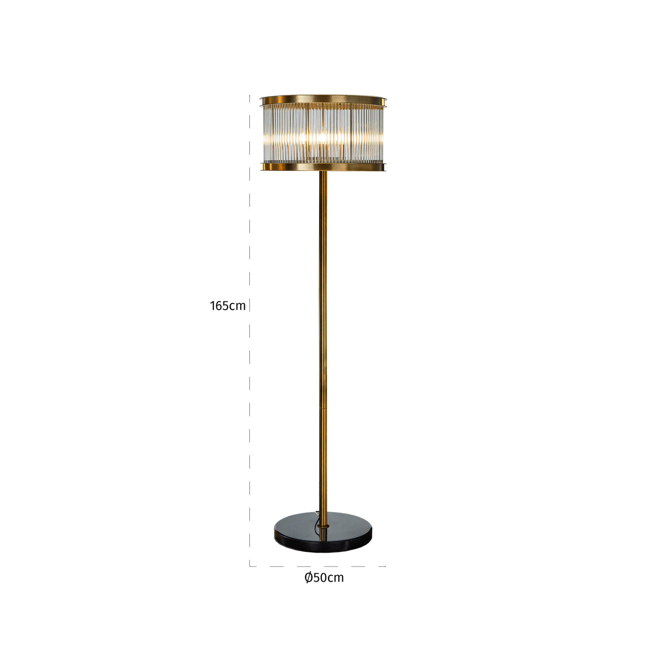 Richmond Interiors Stehlampe Nadine bronze