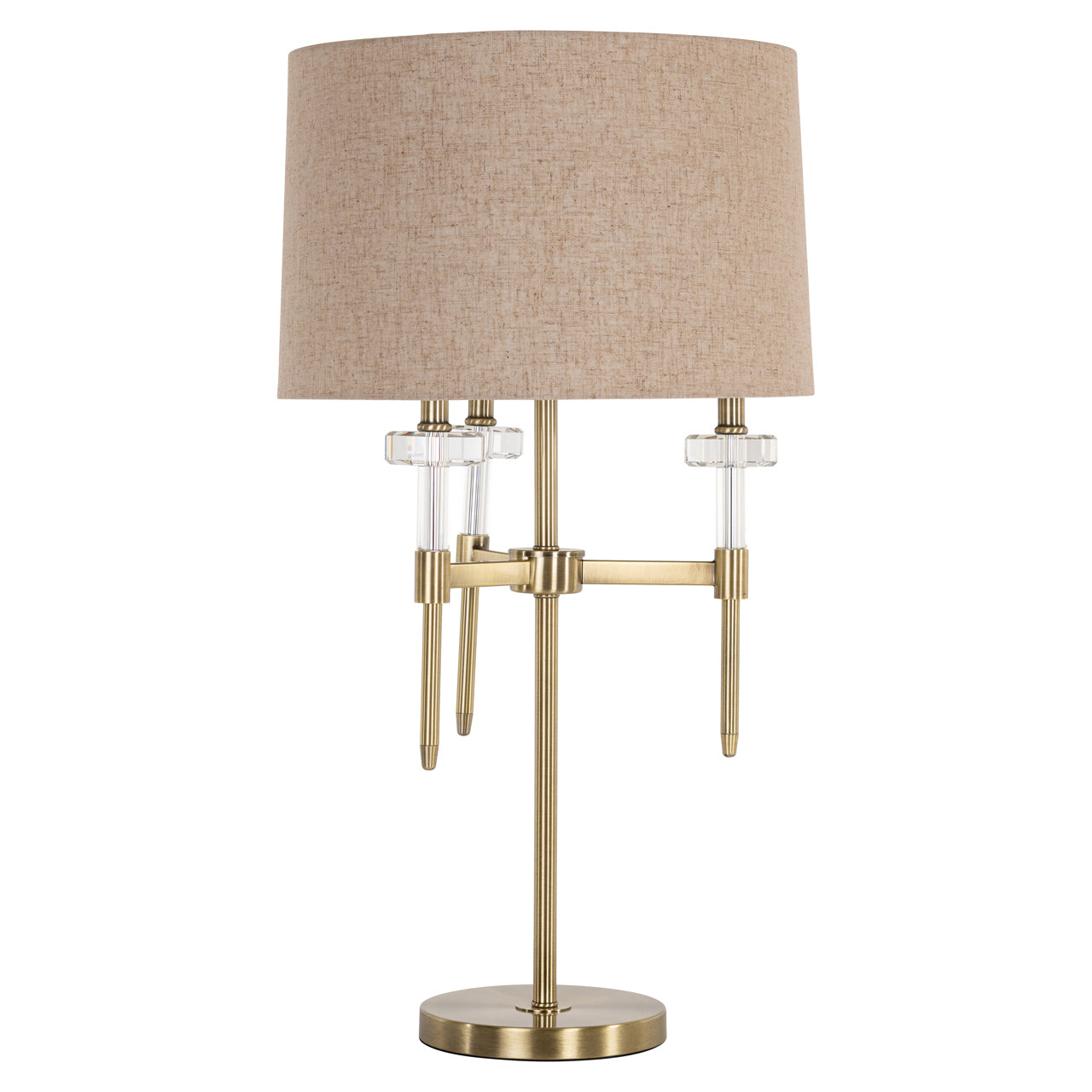 Richmond Interiors Tischlampe Josie brushed gold Tischlampe Richmond Interiors