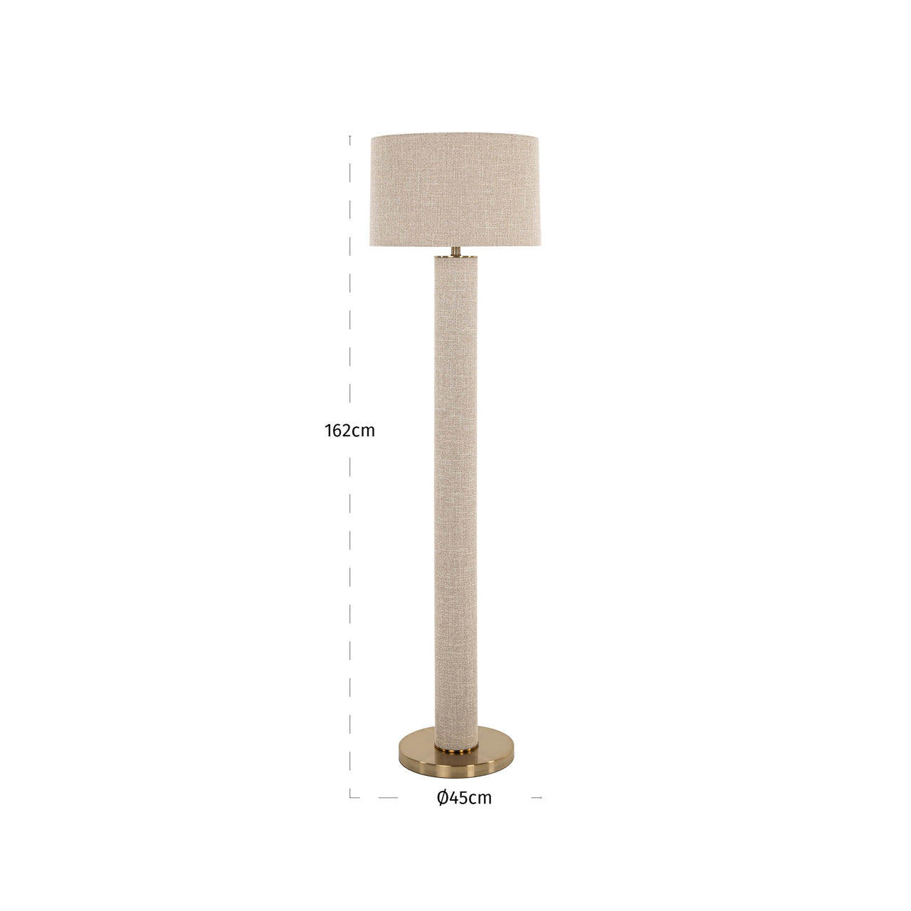 Richmond Interiors Stehlampe Joline beige