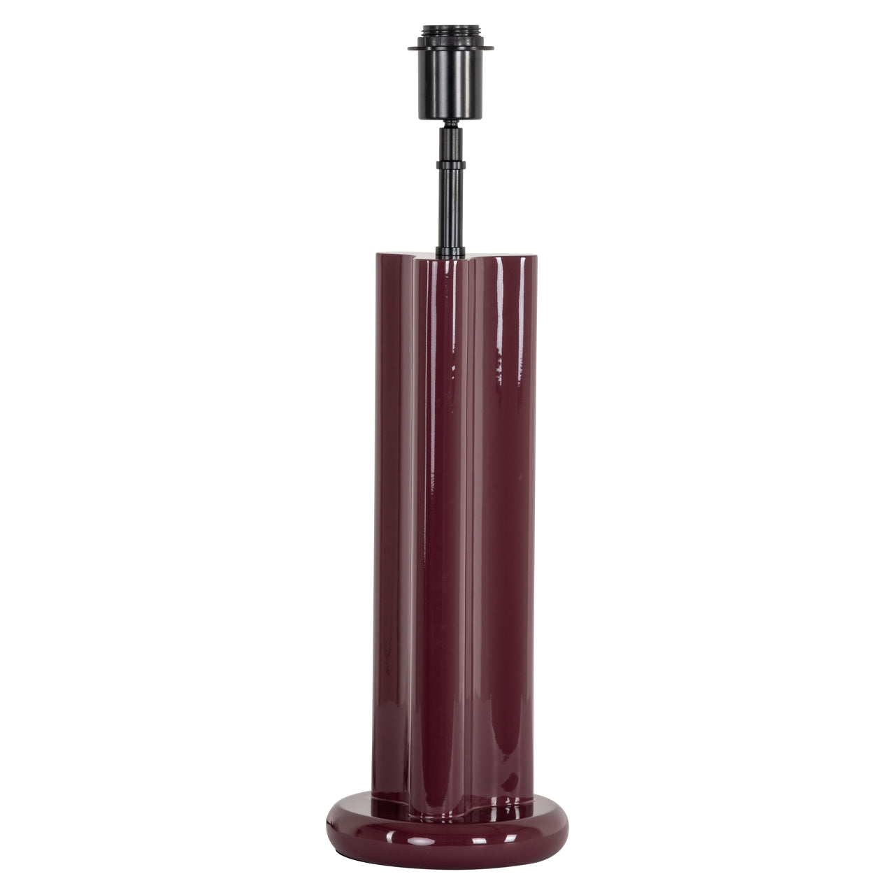 Richmond Interiors Tischlampe Alina burgundy Tischlampe Richmond Interiors