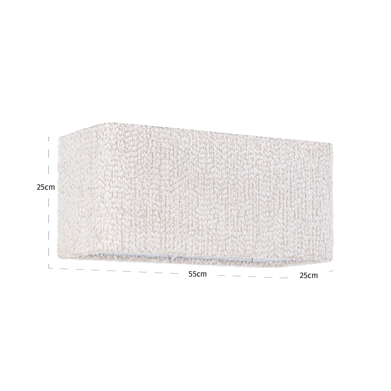 Richmond Interiors Lampenschirm Marly lovely cream rectangle large Lampenschirm Richmond Interiors