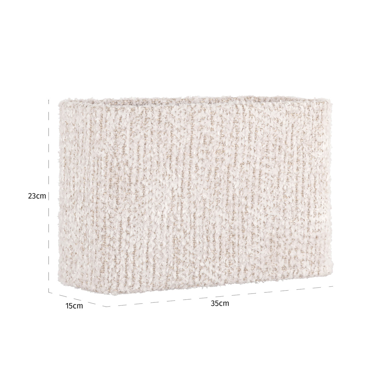 Richmond Interiors Lampenschirm Marly lovely cream rectangle small Lampenschirm Richmond Interiors