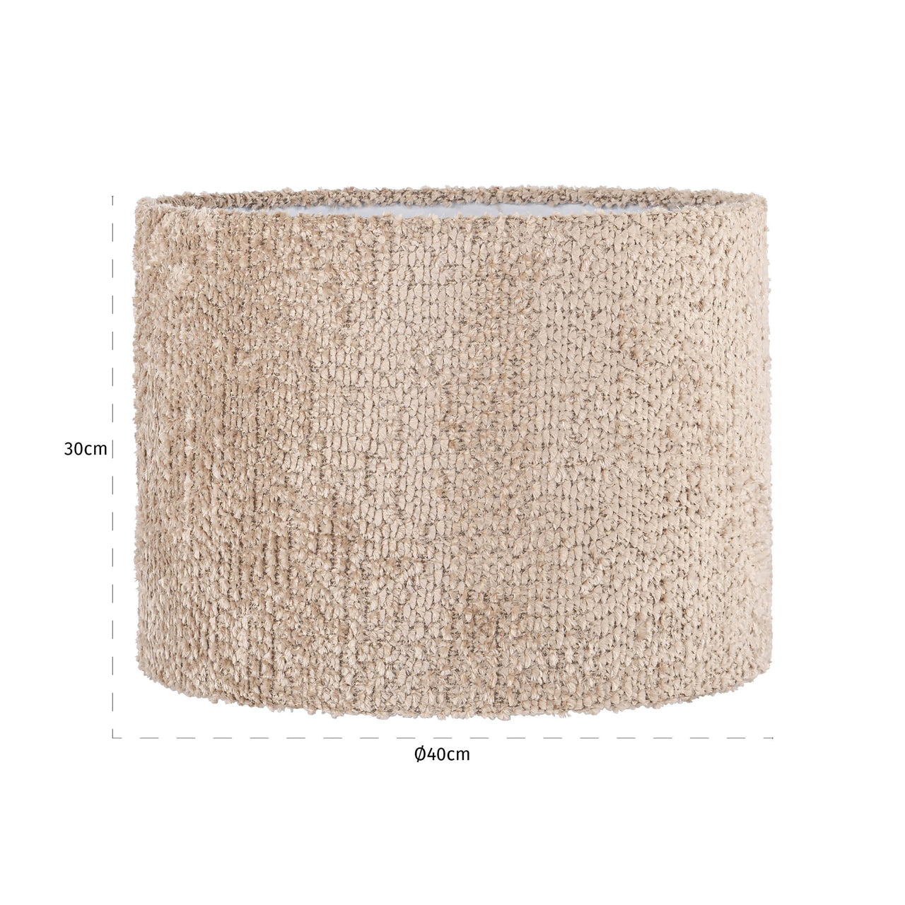 Richmond Interiors Lampenschirm Emily lovely beige 40Ø Lampenschirm Richmond Interiors