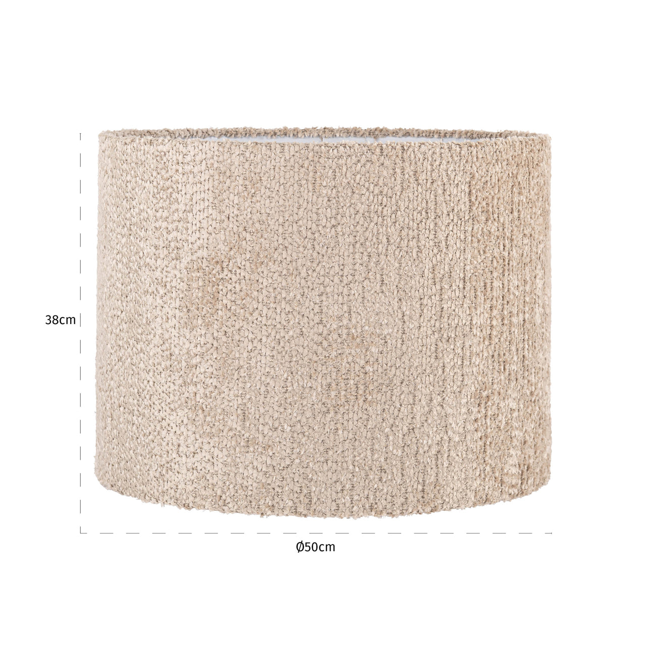 Richmond Interiors Lampenschirm Emily lovely beige 50Ø Lampenschirm Richmond Interiors