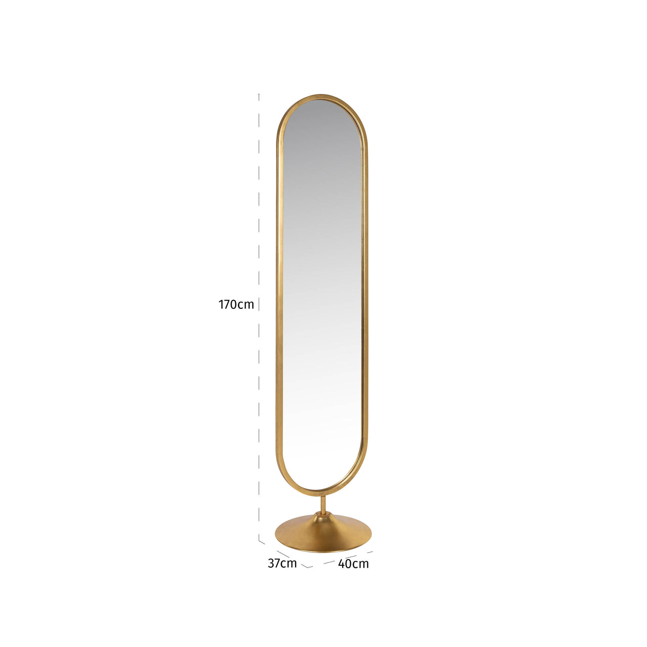 Richmond Interiors Spiegel Moya gold Spiegel Richmond Interiors