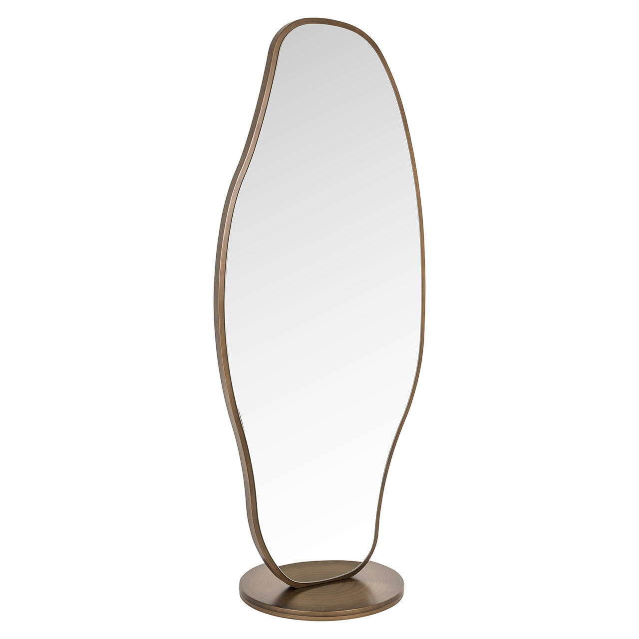 Richmond Interiors Standspiegel Jalyce – Brushed Gold Stehspiegel Richmond Interiors