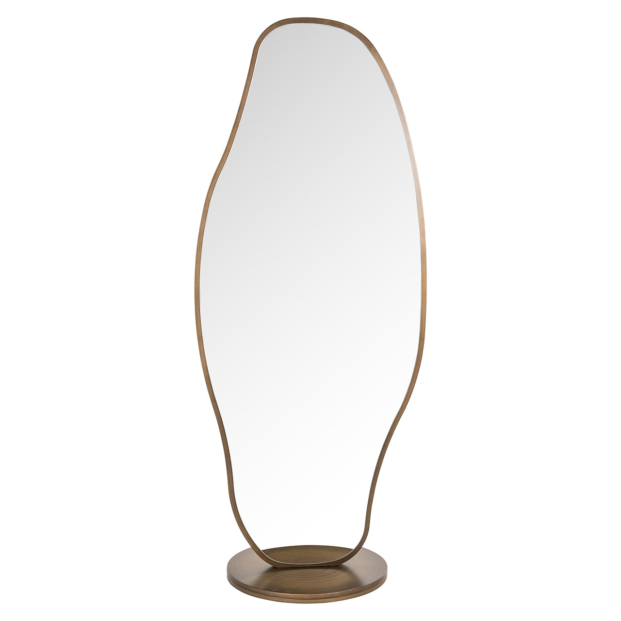 Richmond Interiors Standspiegel Jalyce – Brushed Gold Stehspiegel Richmond Interiors