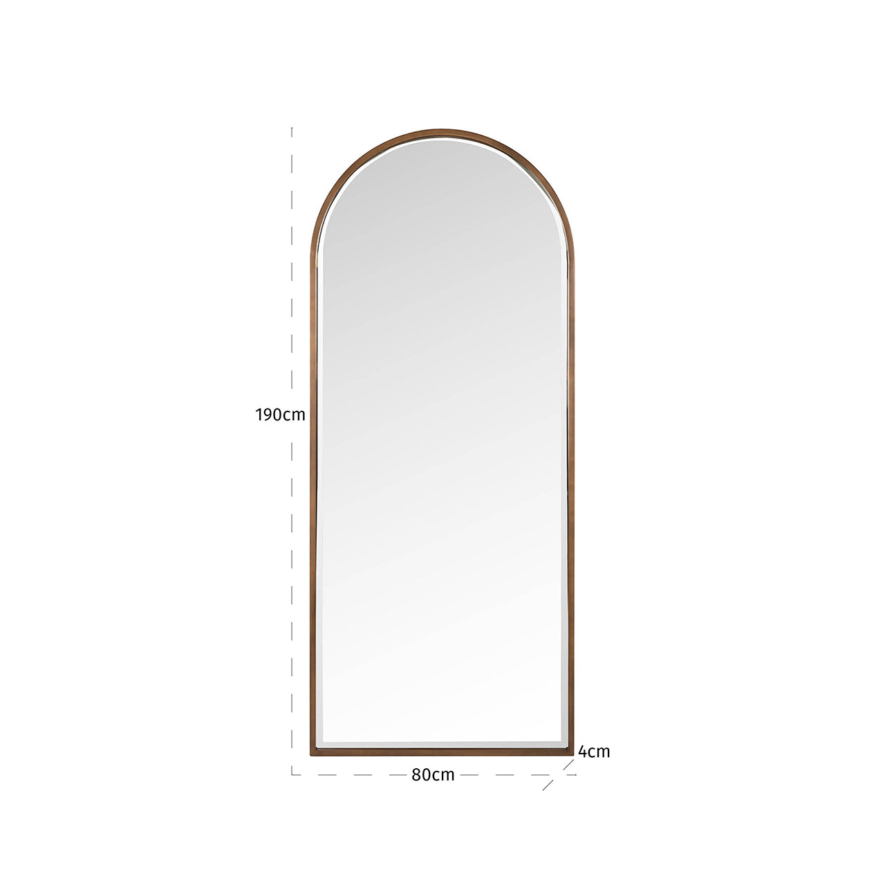 Richmond Interiors Spiegel Maylinn – Brushed Gold Wandspiegel Richmond Interiors