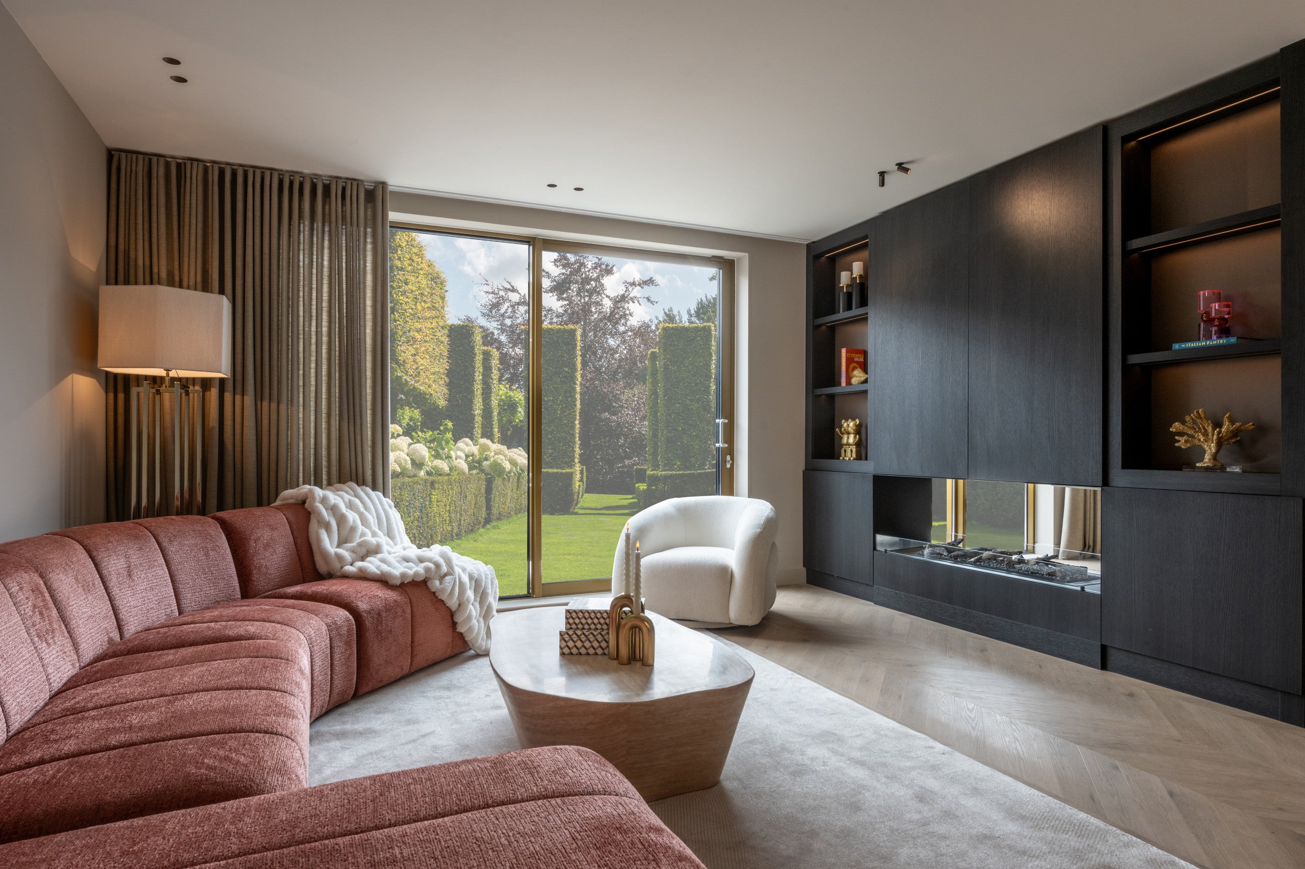 Richmond Interiors Kissen Mindy quadrant cream 50x50