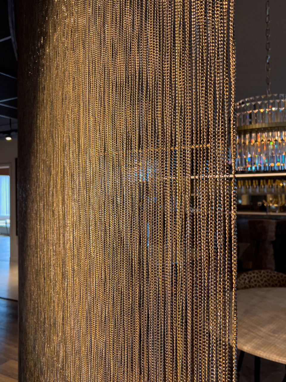 Richmond Interiors Dekoratives Objekt Curtain gold chain Dekoratives Objekt Richmond Interiors