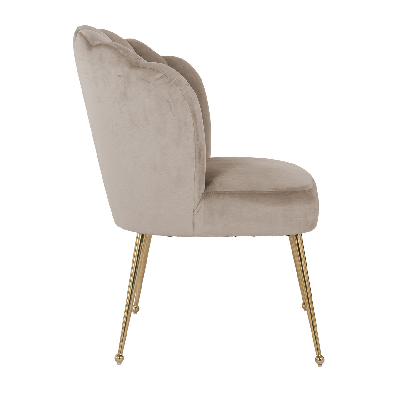 Richmond Interiors Esszimmerstuhl Pippa khaki velvet Esszimmerstuhl Richmond Interiors