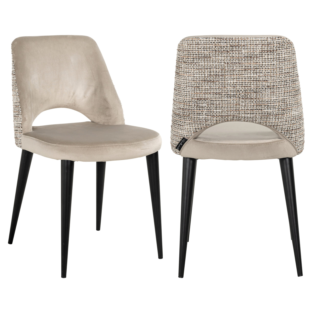 Richmond Interiors Esszimmerstuhl Tabitha trendy nature fire retardant (Set of 2) Esszimmerstuhl Richmond Interiors