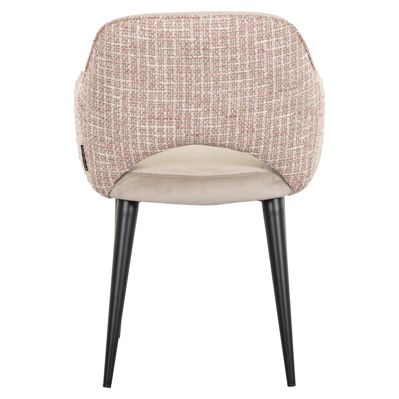Richmond Interiors Esszimmerstuhl Giovanna trendy rose / khaki velvet Esszimmerstuhl Richmond Interiors