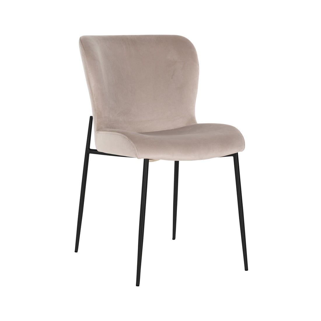 Richmond Interiors Esszimmerstuhl Darby khaki velvet fire retardant (Set of 2) Esszimmerstuhl Richmond Interiors