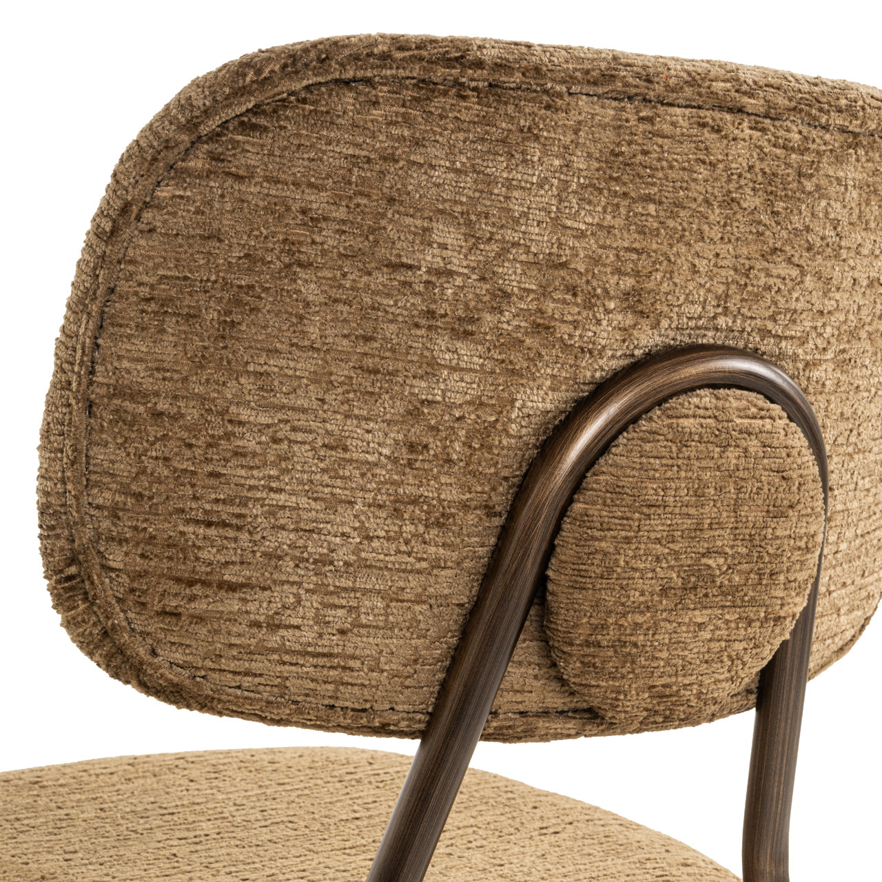Richmond Interiors Thekenstuhl Xenia brandy fusion fire retardant (Set of 2) Thekenstuhl Richmond Interiors