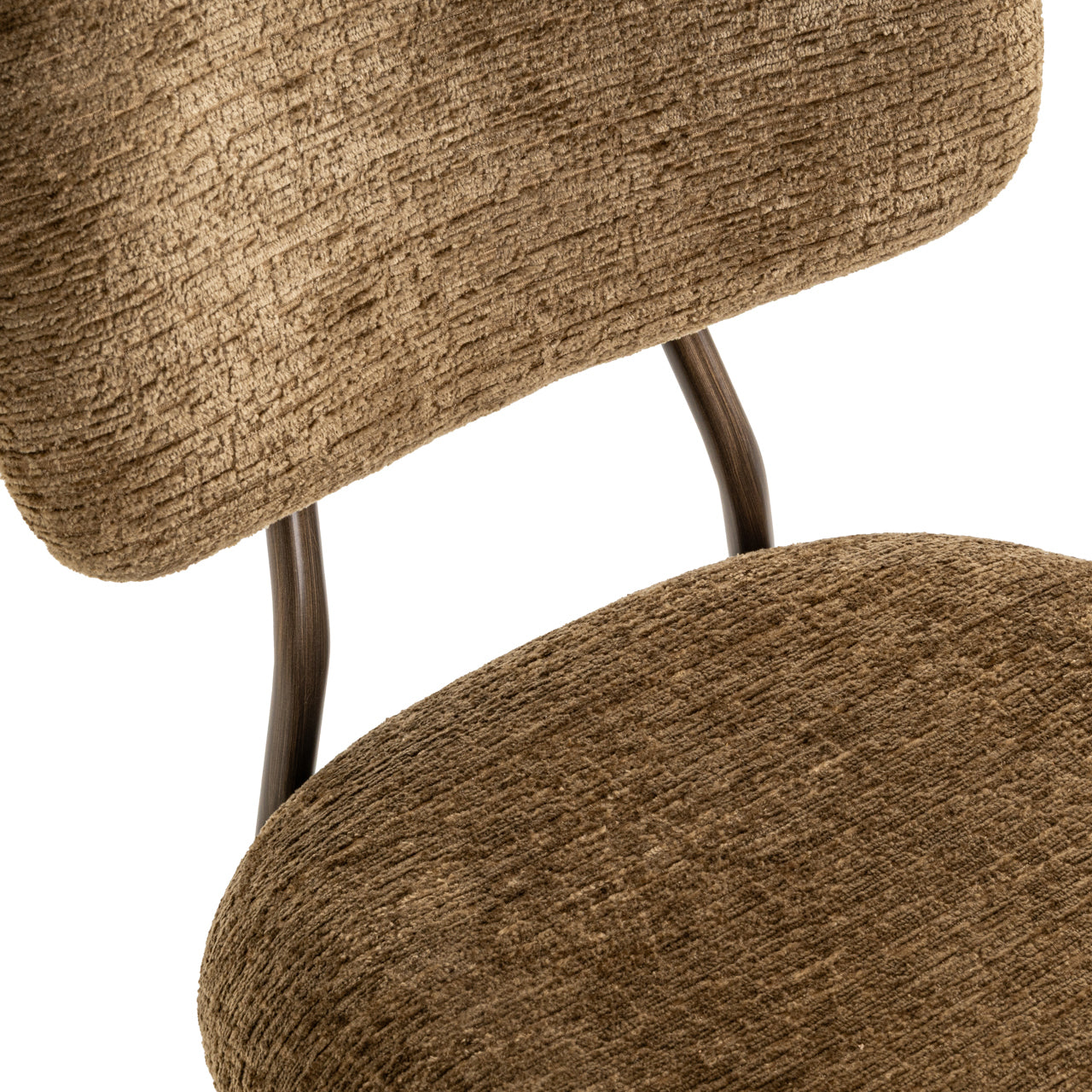 Richmond Interiors Thekenstuhl Xenia brandy fusion fire retardant (Set of 2) Thekenstuhl Richmond Interiors