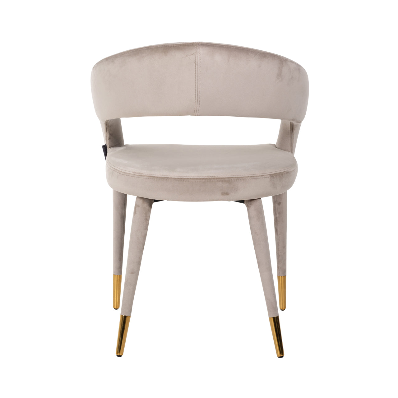 Richmond Interiors Esszimmerstuhl Gia khaki velvet fire retardant Esszimmerstuhl Richmond Interiors