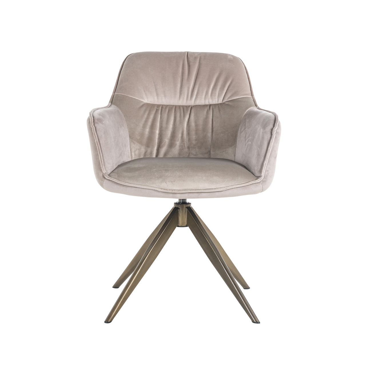 Richmond Interiors Esszimmerstuhl Aline khaki velvet swivel fire retardant Esszimmerstuhl Richmond Interiors