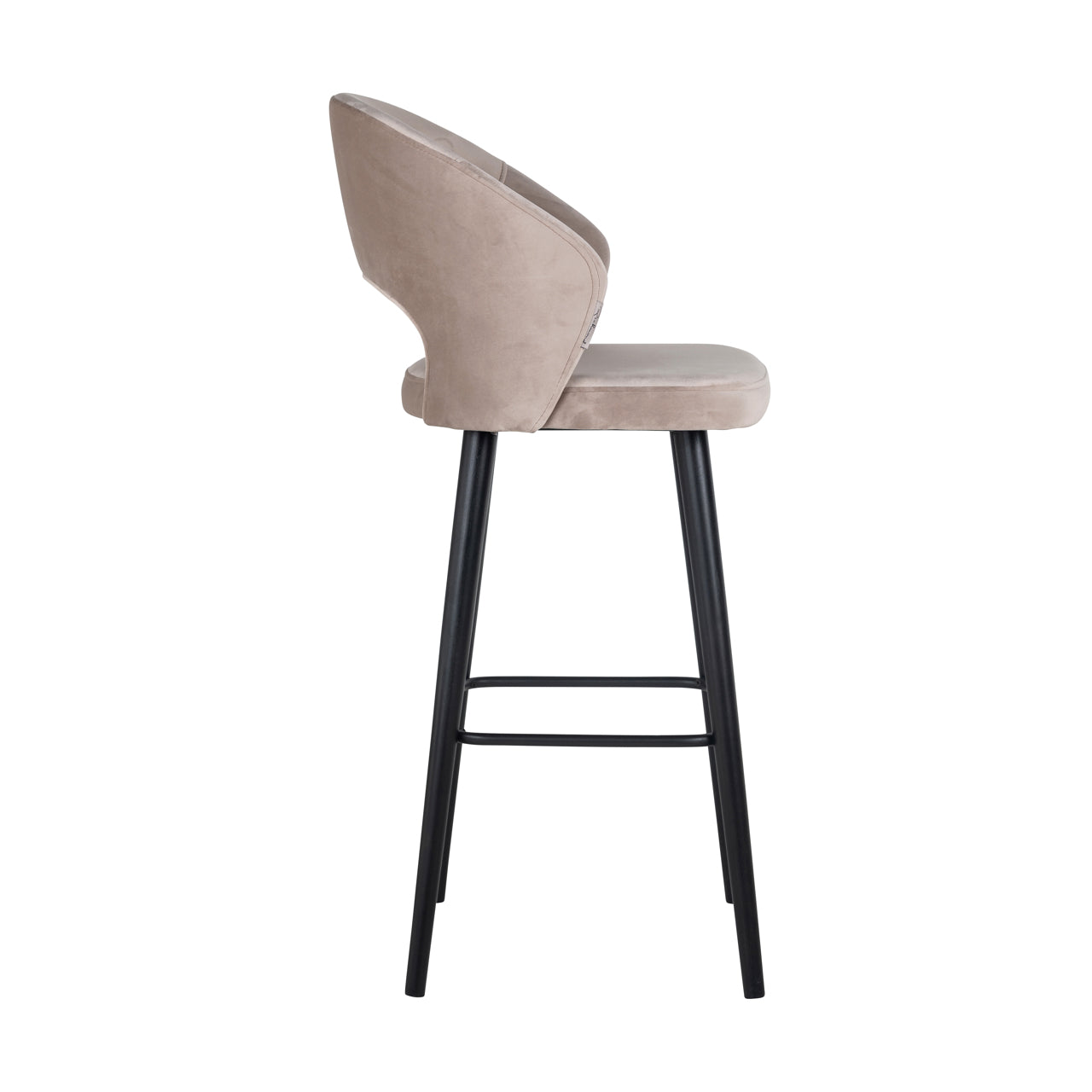 Richmond Interiors Barhocker Savoy khaki velvet Barhocker Richmond Interiors