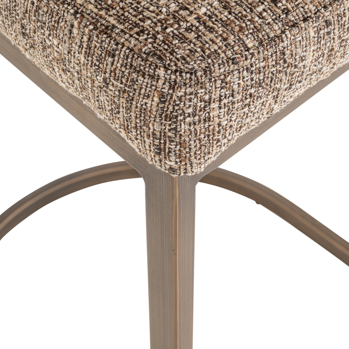 Richmond Interiors Barhocker Bolton brown tweed (Set of 2) Richmond Interiors