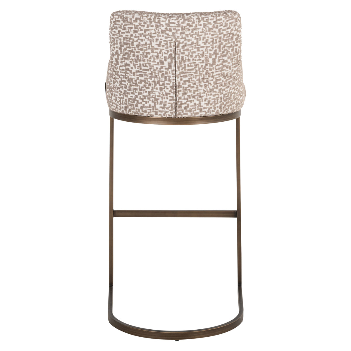 Richmond Interiors Barhocker Bolton natural geo (Set of 2) Richmond Interiors