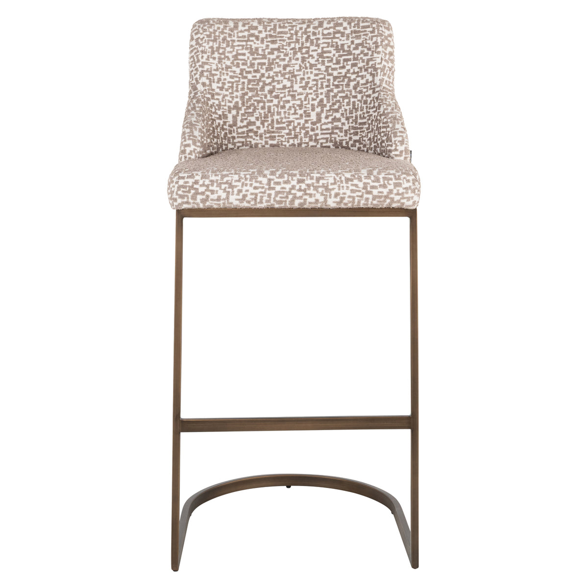 Richmond Interiors Barhocker Bolton natural geo (Set of 2) Richmond Interiors