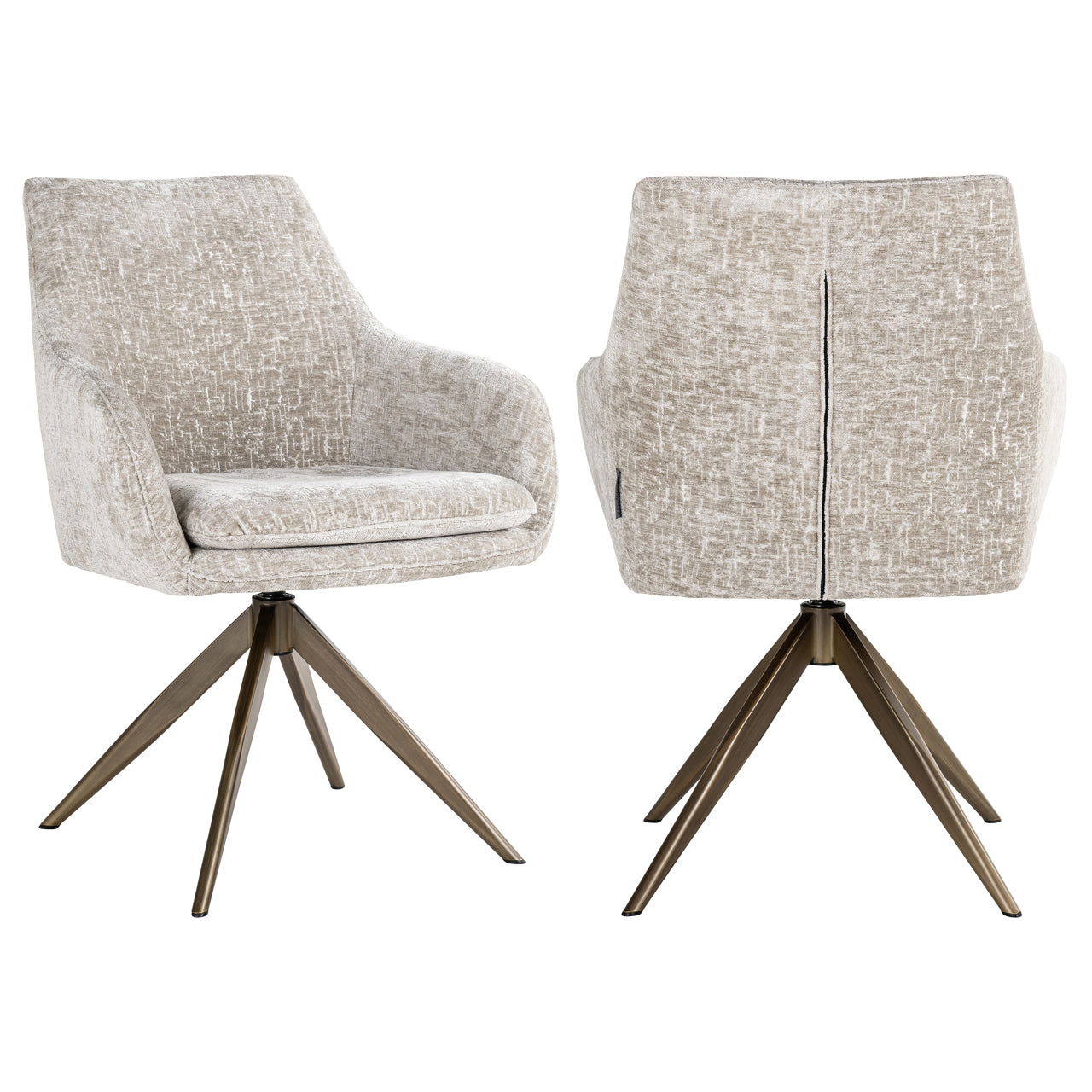 Richmond Interiors Esszimmerstuhl Lisonne pearl island swivel Esszimmerstuhl Richmond Interiors