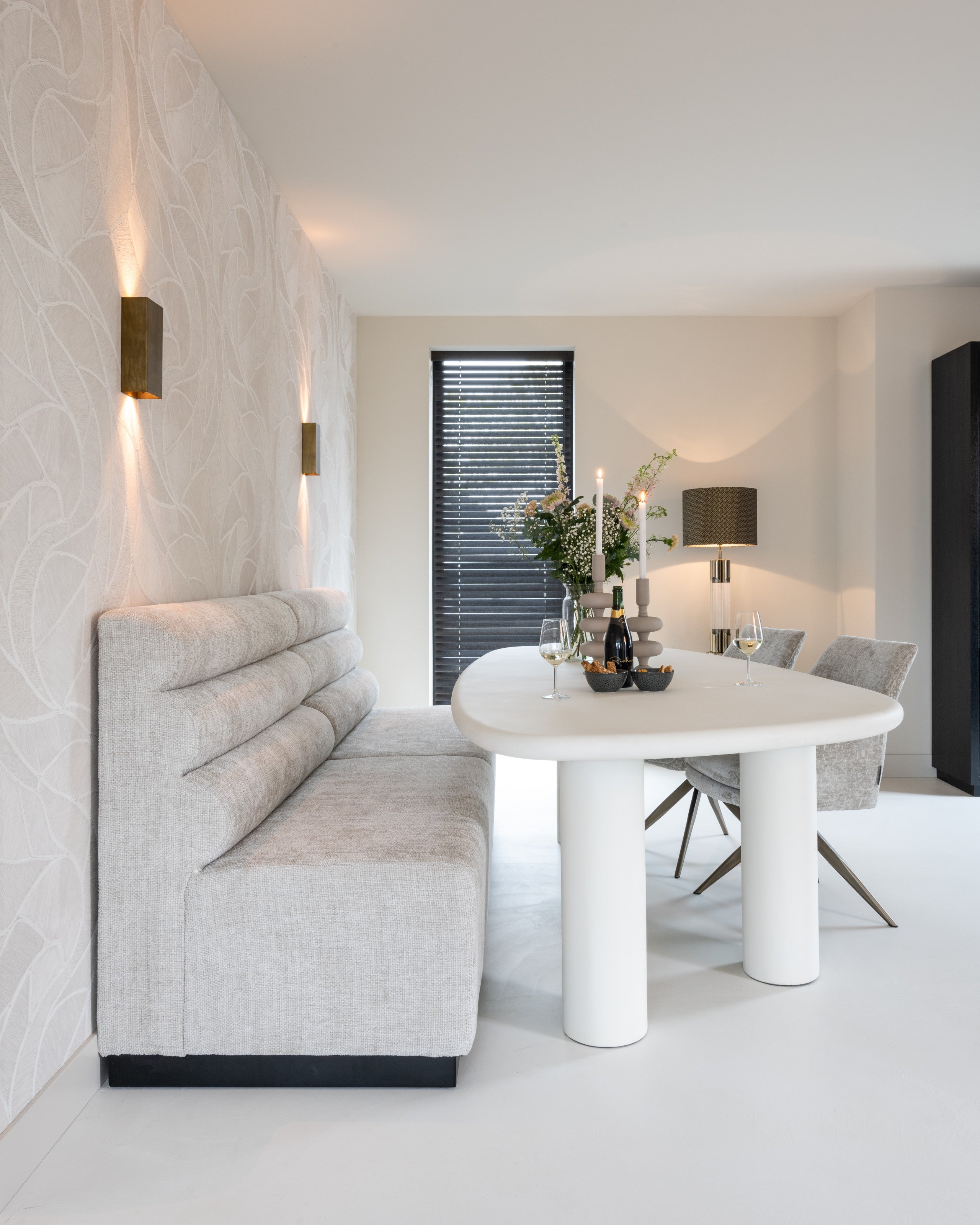 Richmond Interiors Esstisch Bloomstone white 235 Esstisch Richmond Interiors