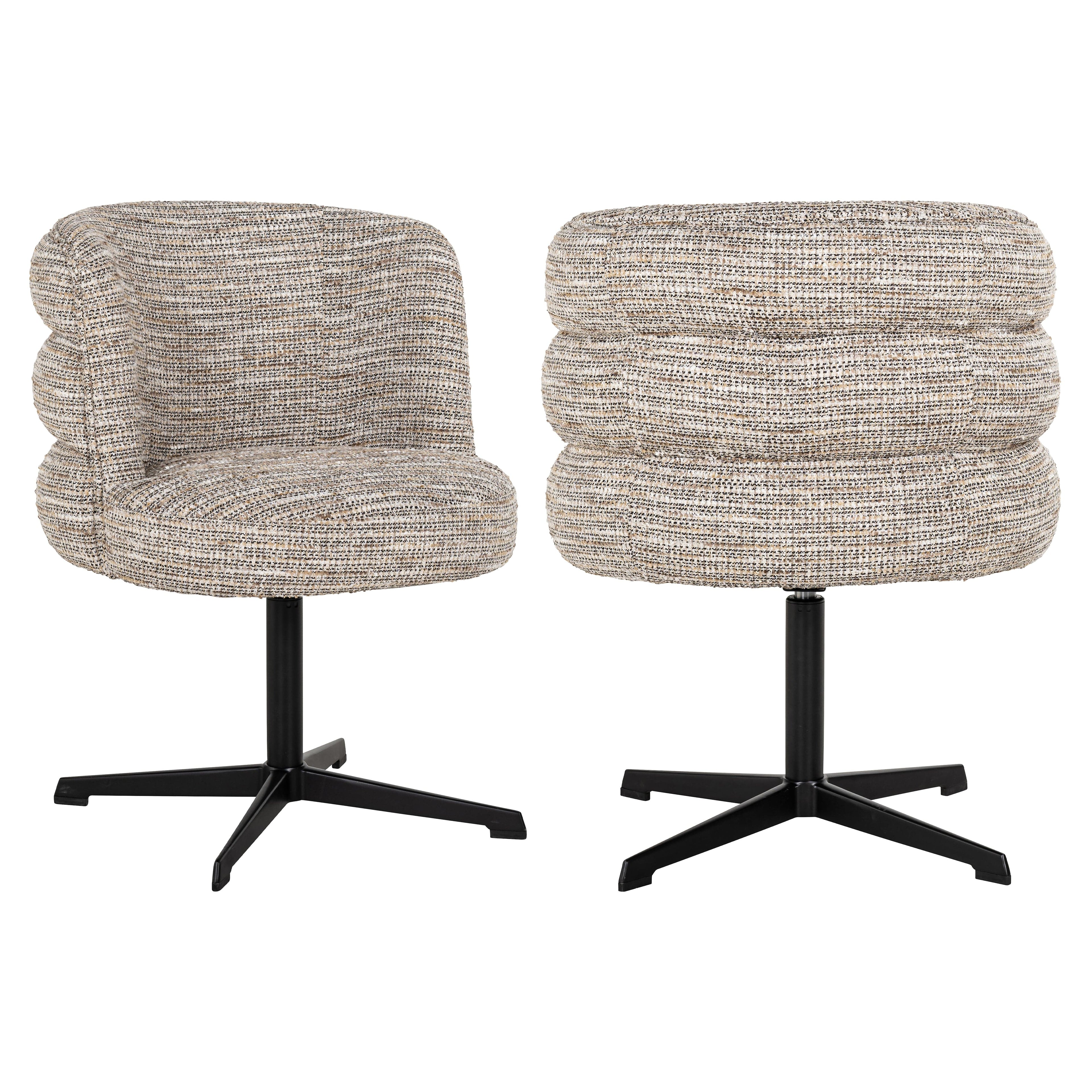 Alexander Jones Chadwick-Drehstuhl beige coco Esszimmerstuhl Alexander Jones