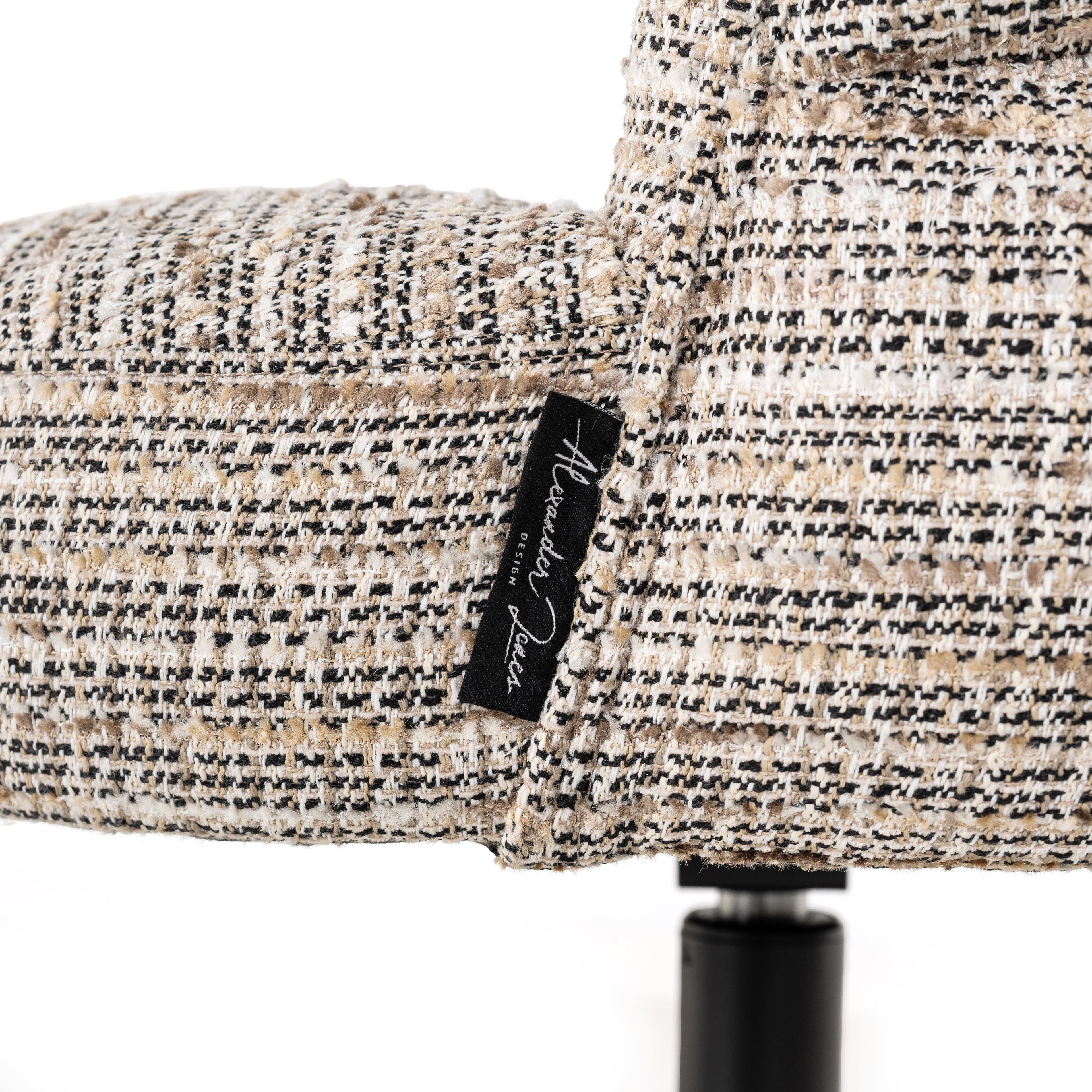 Alexander Jones Chadwick-Drehstuhl beige coco Esszimmerstuhl Alexander Jones