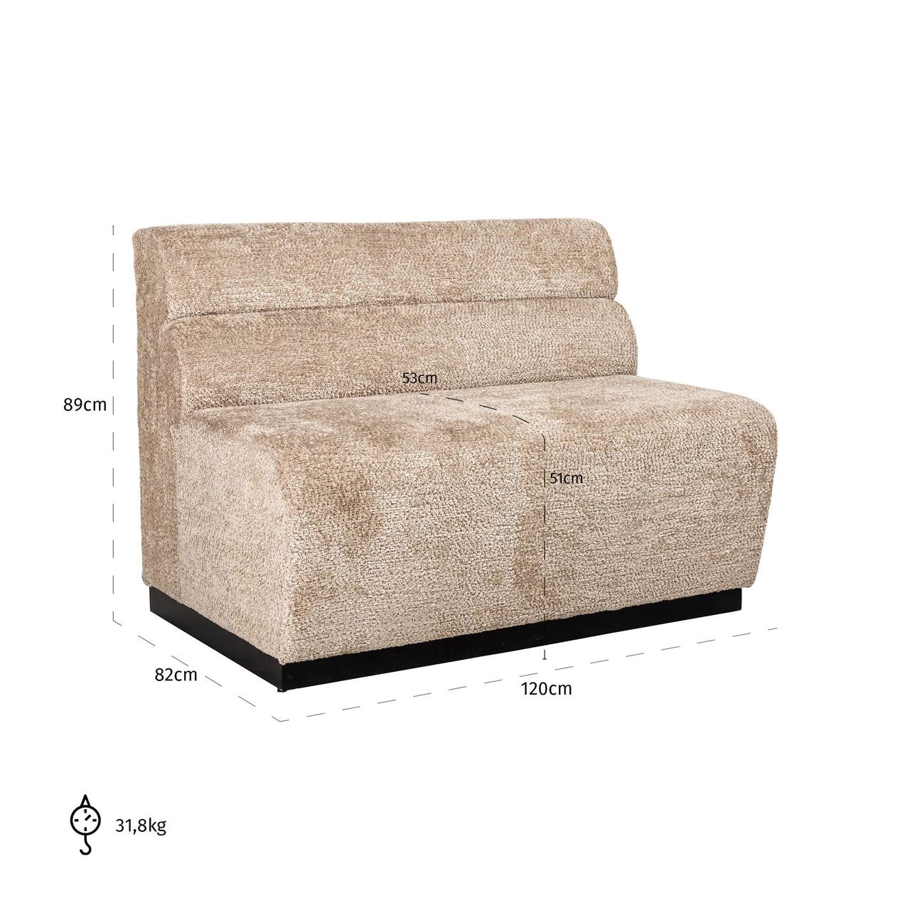 Richmond Interiors Sitzbank Delia customized