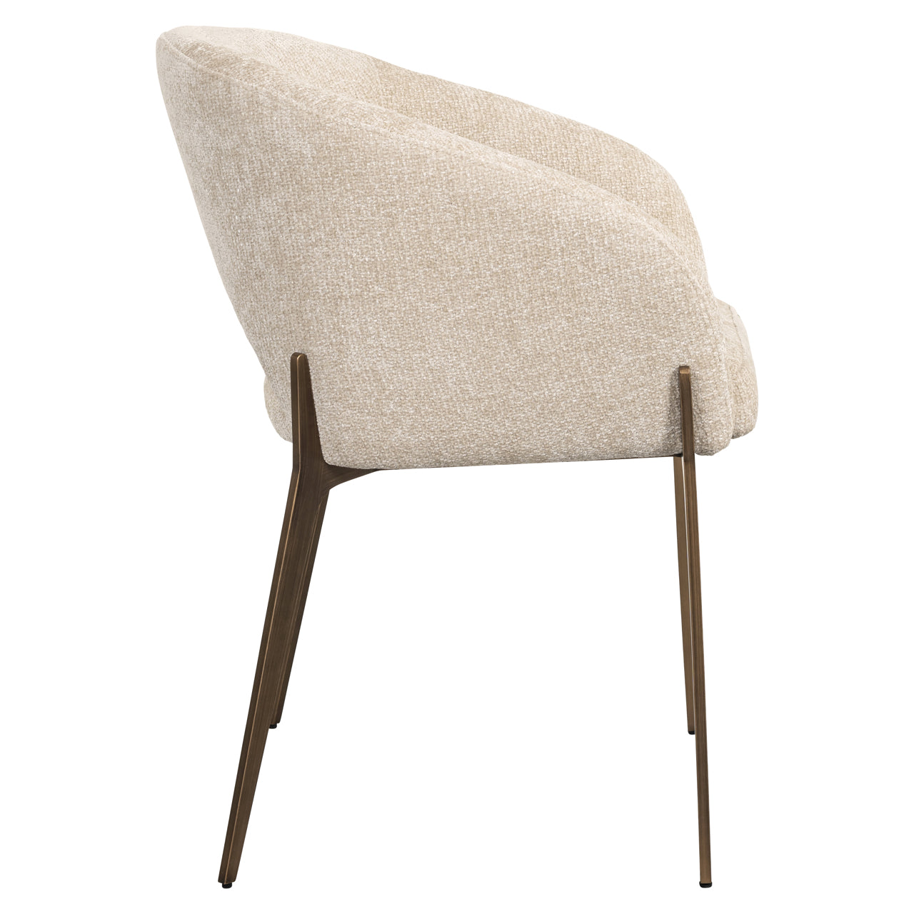 Richmond Interiors Esszimmerstuhl Kenzi cream unicorn Esszimmerstuhl Richmond Interiors